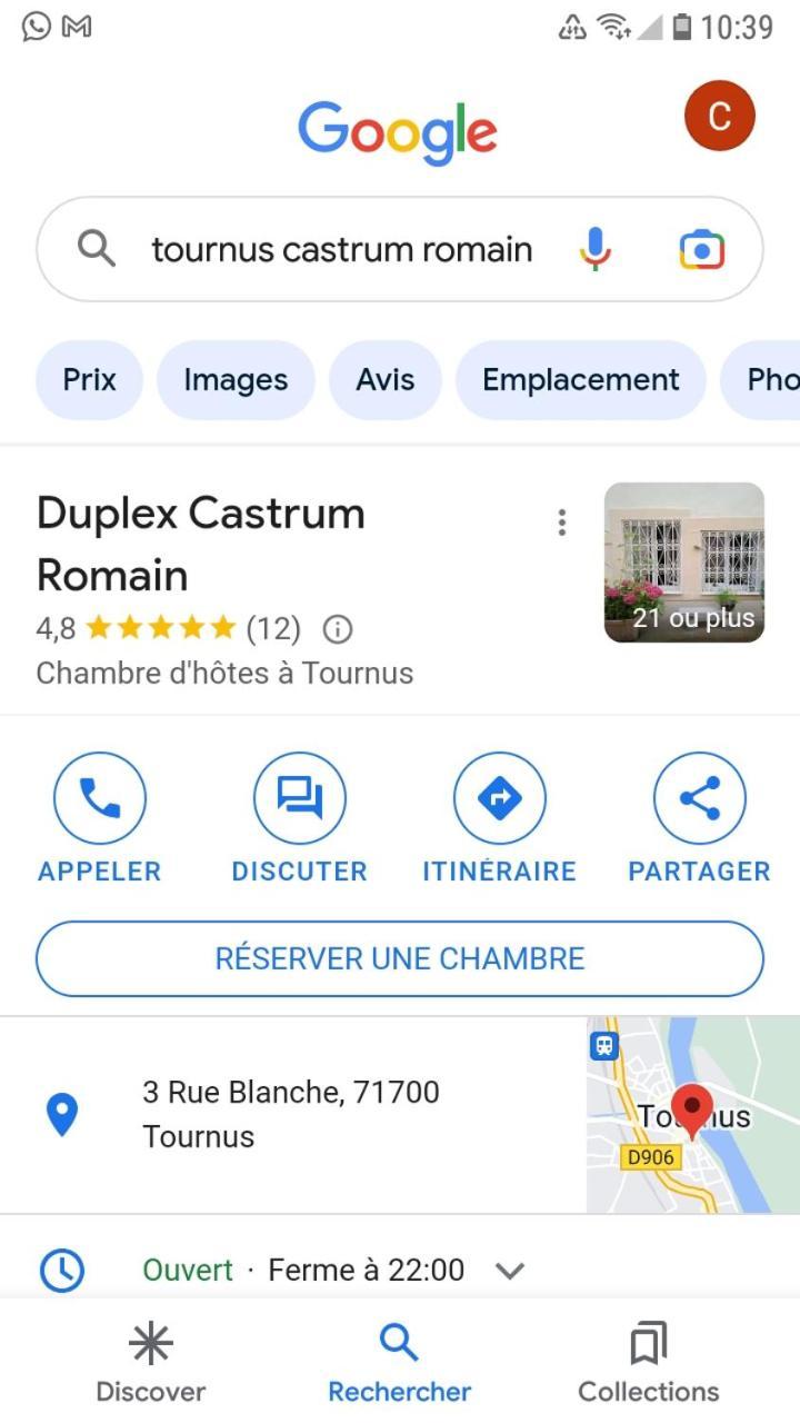 Tournus Castrum Romain - Duplex 54 M2 - 3 Etoiles - Petit Box Velo - 5Mn Autoroute Room photo
